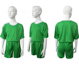 Форма футбольная подростковая Барс М 3 зелёно-белая
