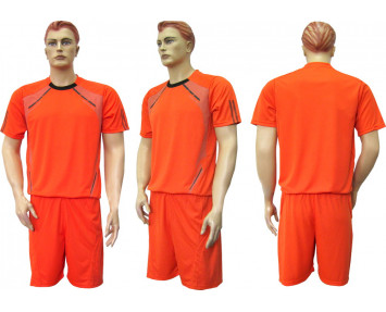 Форма футбольная 318 новая оранжево-черная