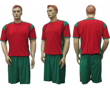 Футбольная форма Барс м6 красно-зеленая
