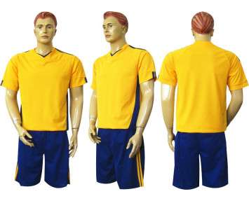 Форма футбольная Барс 7D желто-синяя