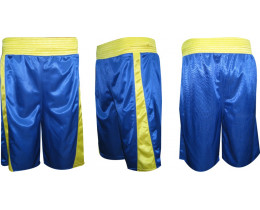 Боксерские шорты Барс сине-желтые