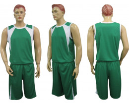 Форма баскетбольная Барс м2 зелено-белая