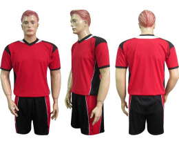 Волейбольная форма Барс м2 красно-черно-белая