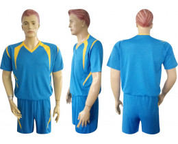 Футбольная форма Барс ф13 голубо-желтая
