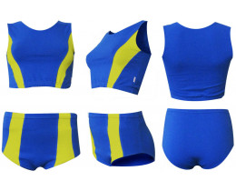 Форма для легкой атлетики м1 сине-желтая