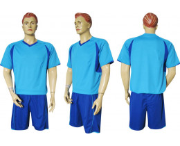 Футбольная форма Барс ф10 голубо-синяя