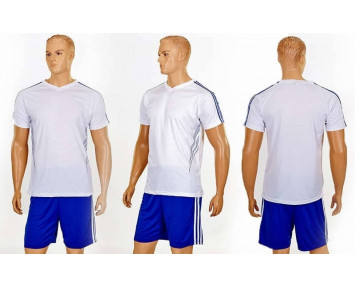 Форма футбольная подростковая OO 703-W бело-синяя