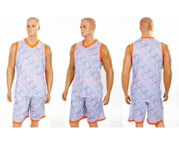 Форма баскетбольная LD-8003 серо-оранжевая