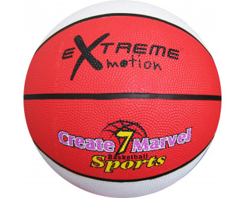 Мяч баскетбольный Extreme motion цветной