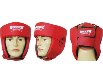 Шлем бокс BOXER красный