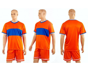 Форма футбольная ОО 15-03-OR оранжево-синяя