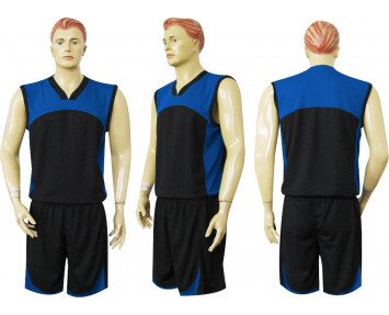 Форма баскетбольная Барс м1 черно-синяя