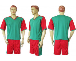 Футбольная форма Барс ф14 зелено-красная