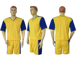 Футбольная форма Барс ф14 желто-синяя