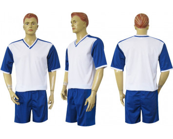Футбольная форма Барс ф14 бело-синяя