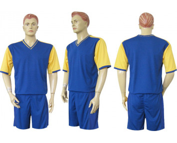 Футбольная форма Барс ф14 сине-желтая