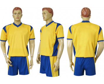Футбольная форма Барс м6 желто-синяя