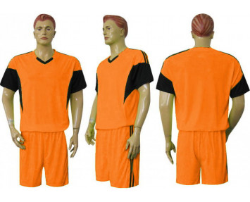 Форма футбольная СО-3437 оранжево-чёрная