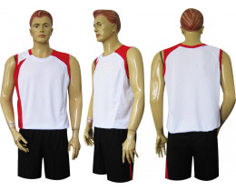 Волейбольная форма Барс м5 бело-красно-черная б/р