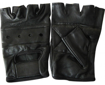 Перчатки для фитн ВC - 0004 кожа
