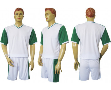 Футбольная форма Барс ф14 бело-зеленая