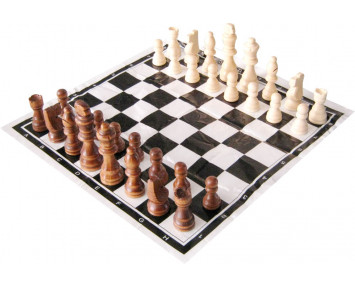 Запасные фигуры для шахмат IG-3104+полотно для игры