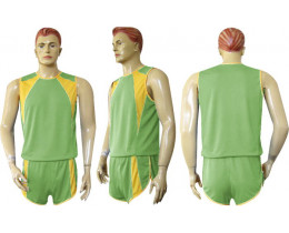 Форма для легкой атлетики м 1 салатово-желтая