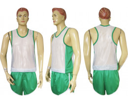 Форма для легкой атлетики  бело-зеленая