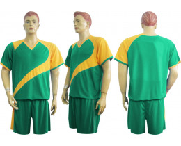 Волейбольная форма Барс м3 зелено-желтая