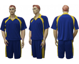 Футбольная форма Барс м1 сине-желтая