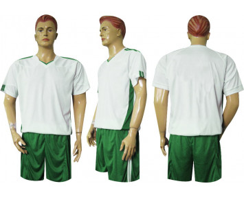 Форма футбольная Барс 7D бело-зеленая