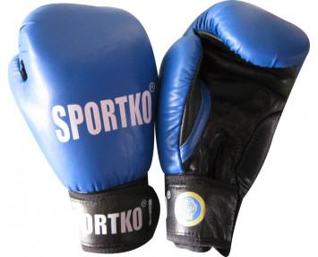 Перчатки боксерские ФБУ Sportko синие