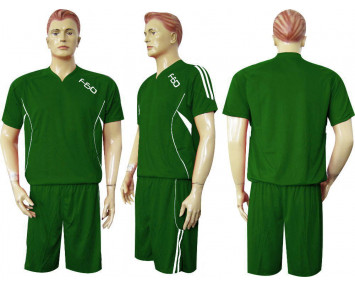 Форма футбольная F60 зелено-белая