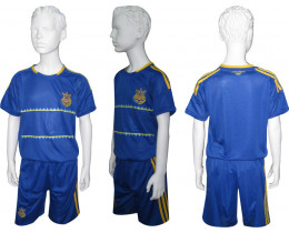 Форма футбольна дитяча CO-1006-UKR-13B синьо-жовта
