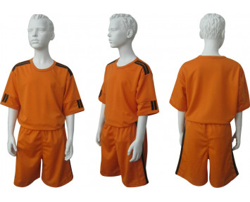 Форма футбольная подростковая Барс М 3 оранжево-чёрная