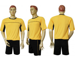 Футбольная форма Барс м3 желто-черная