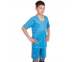 Форма футбольна дитяча CO-3573 Україна синя
