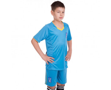 Форма футбольная детская CO-3573 Украина синяя