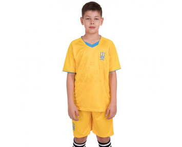 Форма футбольная детская CO-3573 Украина жёлтая