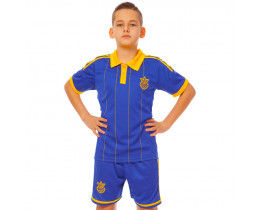 Форма футбольная  детская ОО 39-00-14B UKR сине-жёлтая