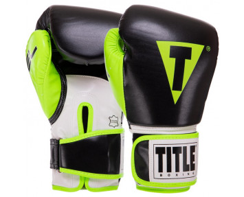 Перчатки боксёрские PU TITLE BO-3780