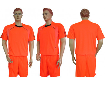 Форма футбольная 318 оранжево-черная