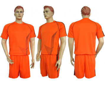 Форма футбольная 203 оранжево-черная