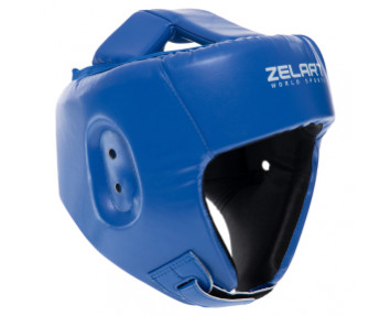 Шлем боксёрский открытый PU Zelart BO-8268 с усиленной защитой макушки